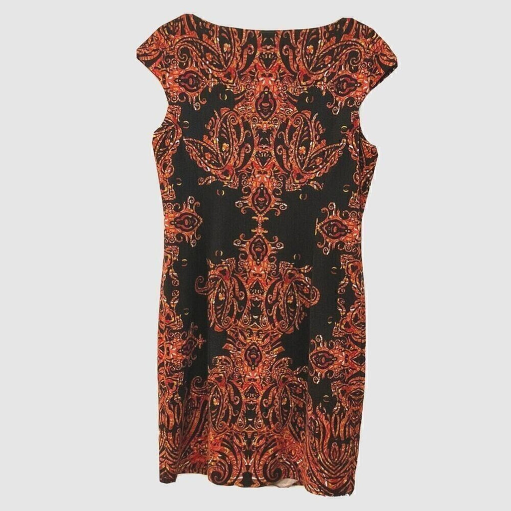 Maggie London Women’s Dress Size 12 Sleeveless Lined Midi