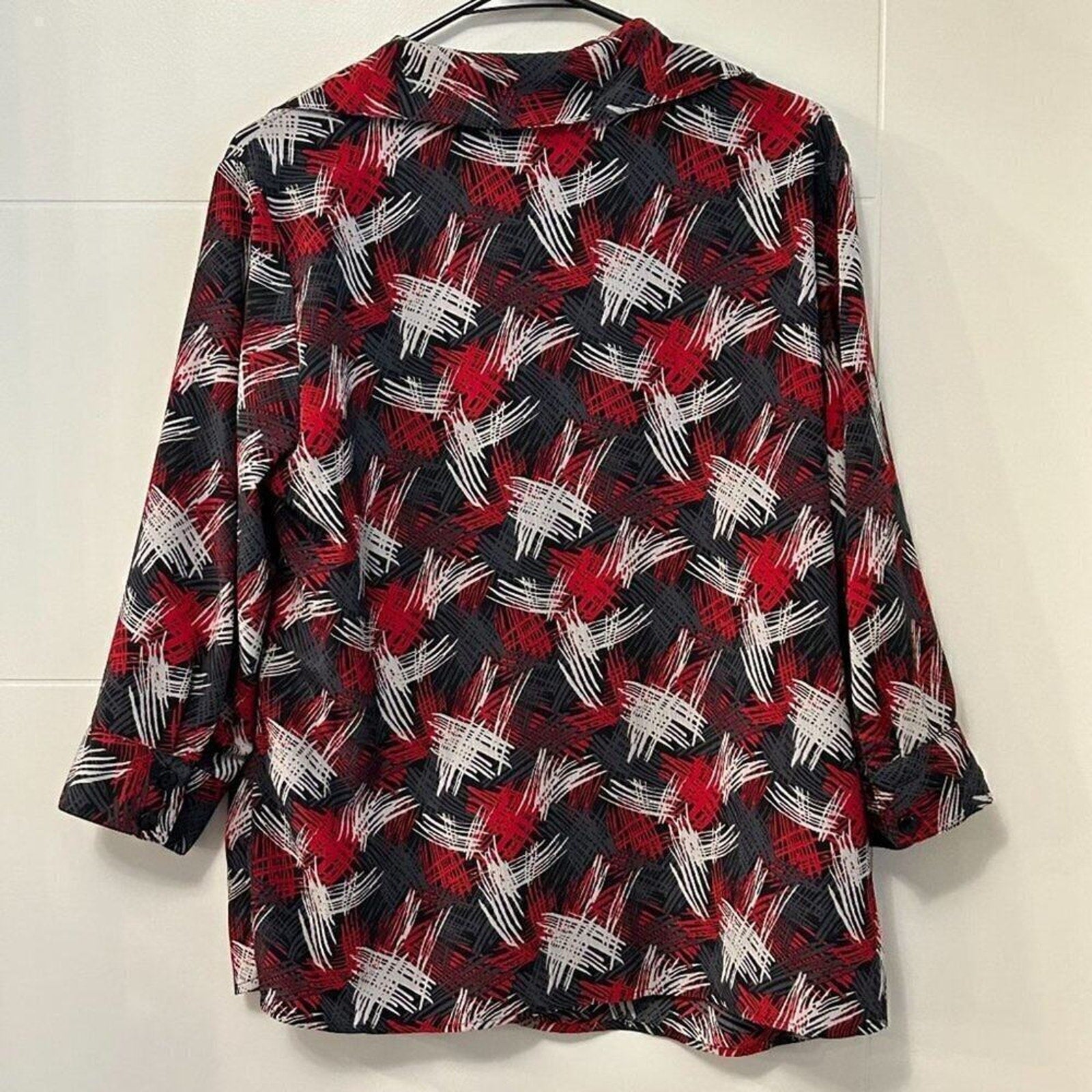 R.T. Fashions Women's Blouse/Camisole Combo Size 1X Polyester #BH