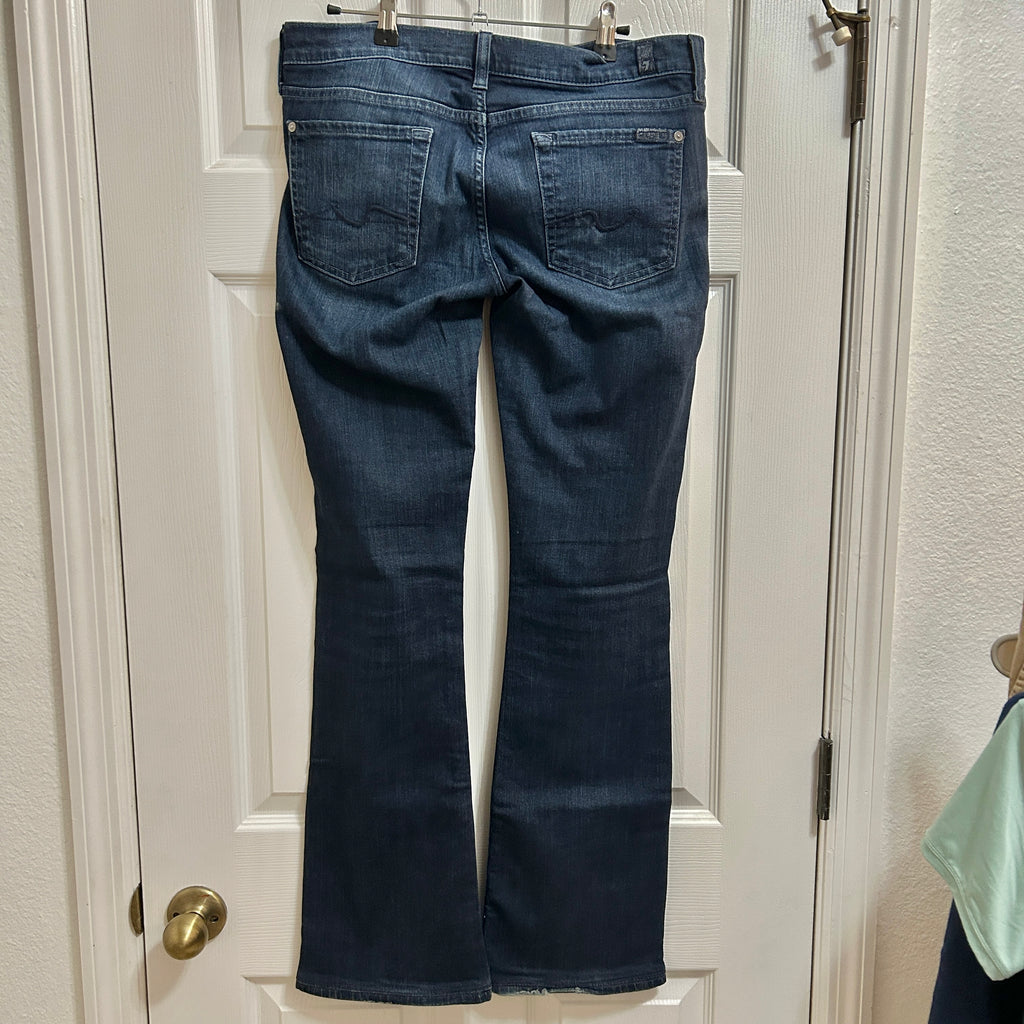 7 For All Mankind Bootcut Jeans Dark Blue Women’s 29 Stretch