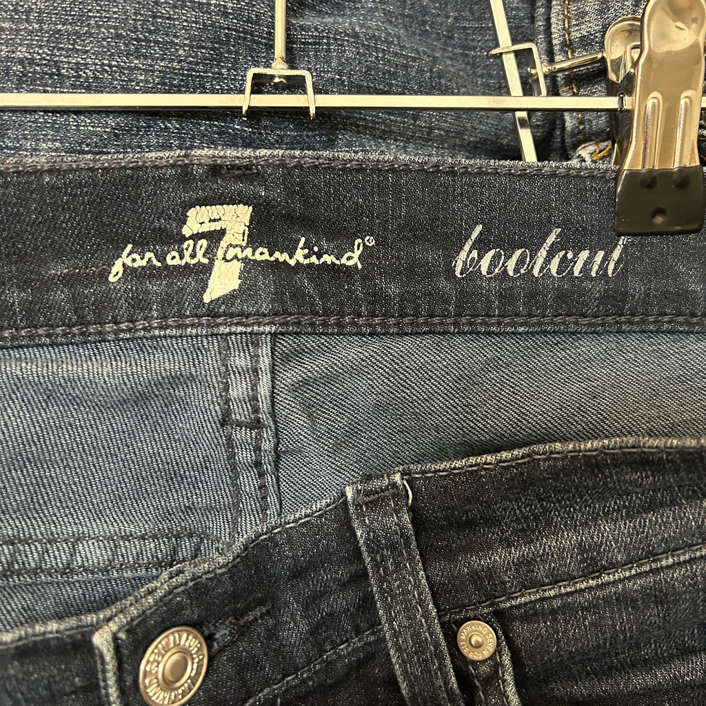 7 For All Mankind Bootcut Jeans Dark Blue Women’s 29 Stretch