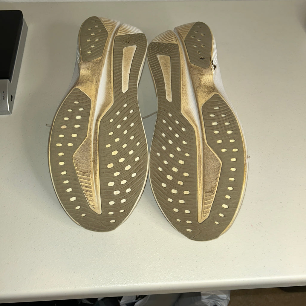 HOKA Mach 6 Running Shoes Beige Men's Size 12.5 Lightweight