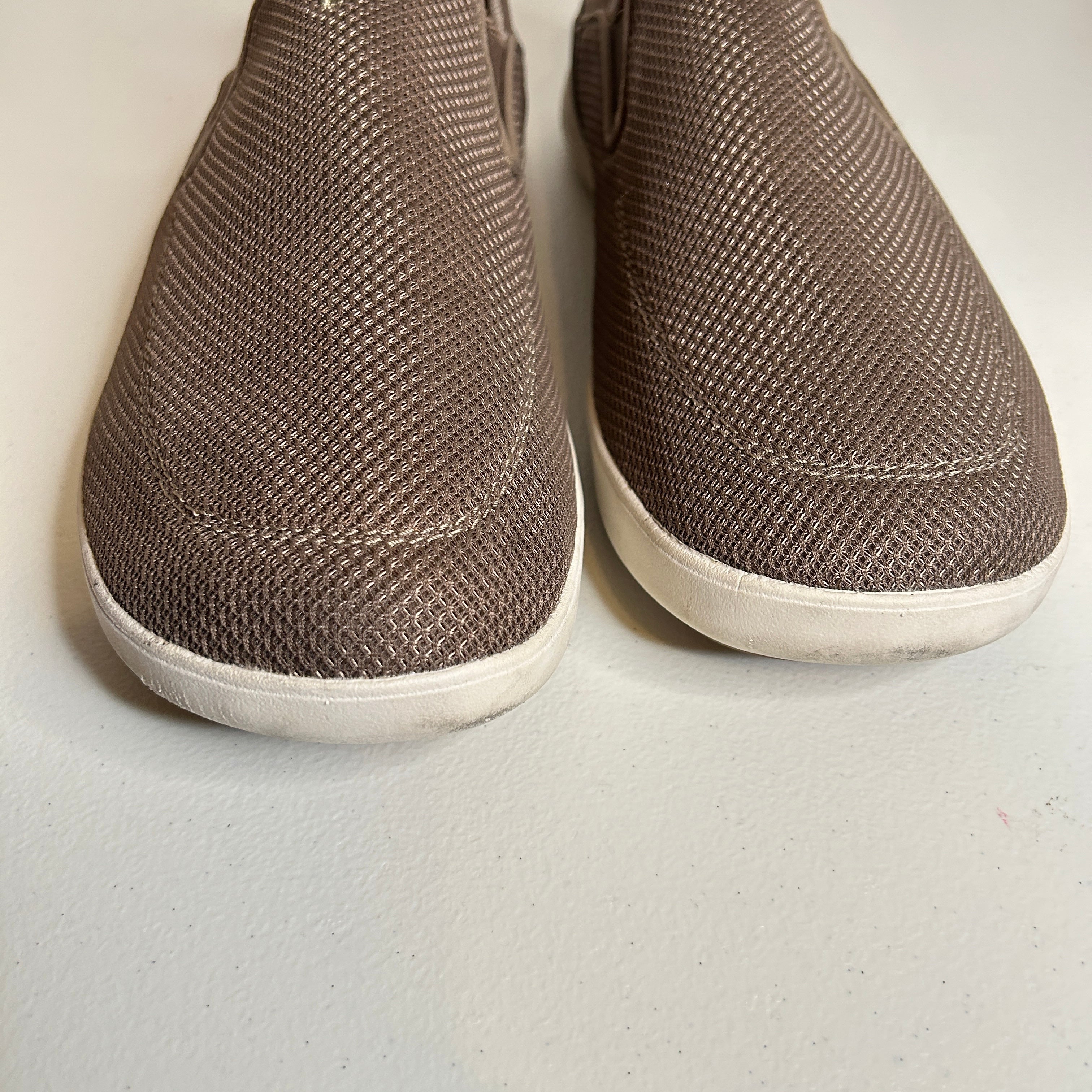 Olukai Nohea Pae Men’s Loafers Brown Mesh Slip-On Size 11.5 Convertible