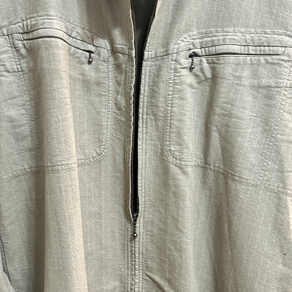 Eastern Mountain Sports Tan Zip Front Shacket Size Extra Large