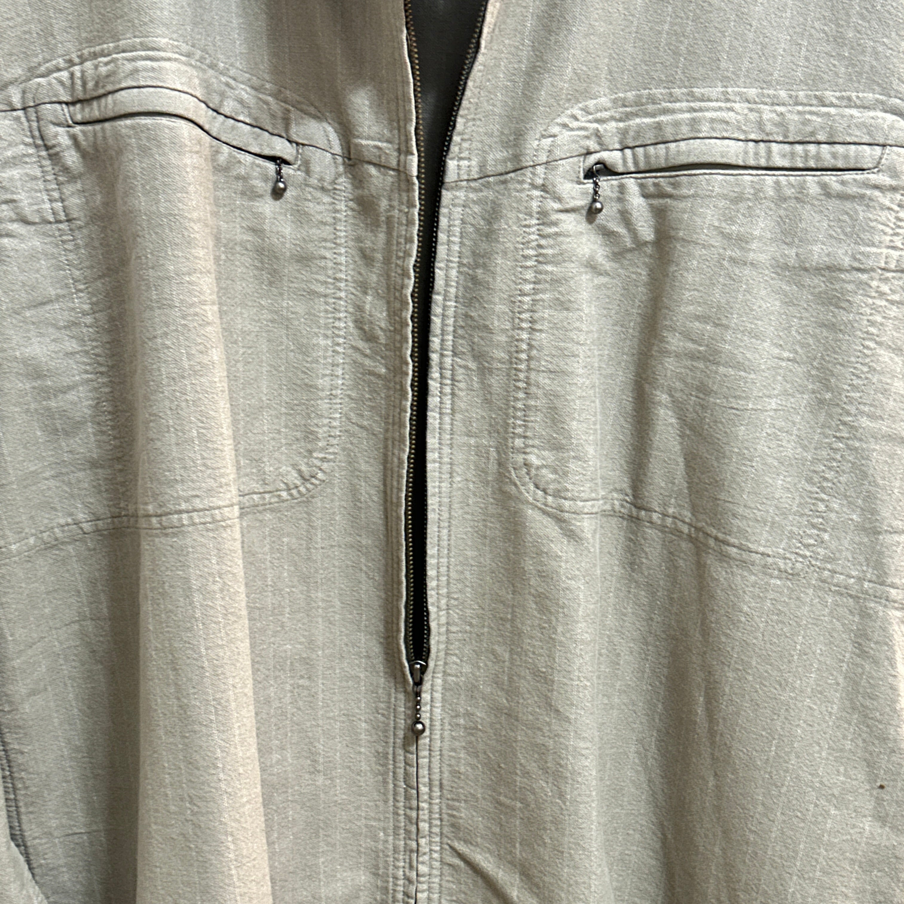 Eastern Mountain Sports Tan Zip Front Shacket Size Extra Large