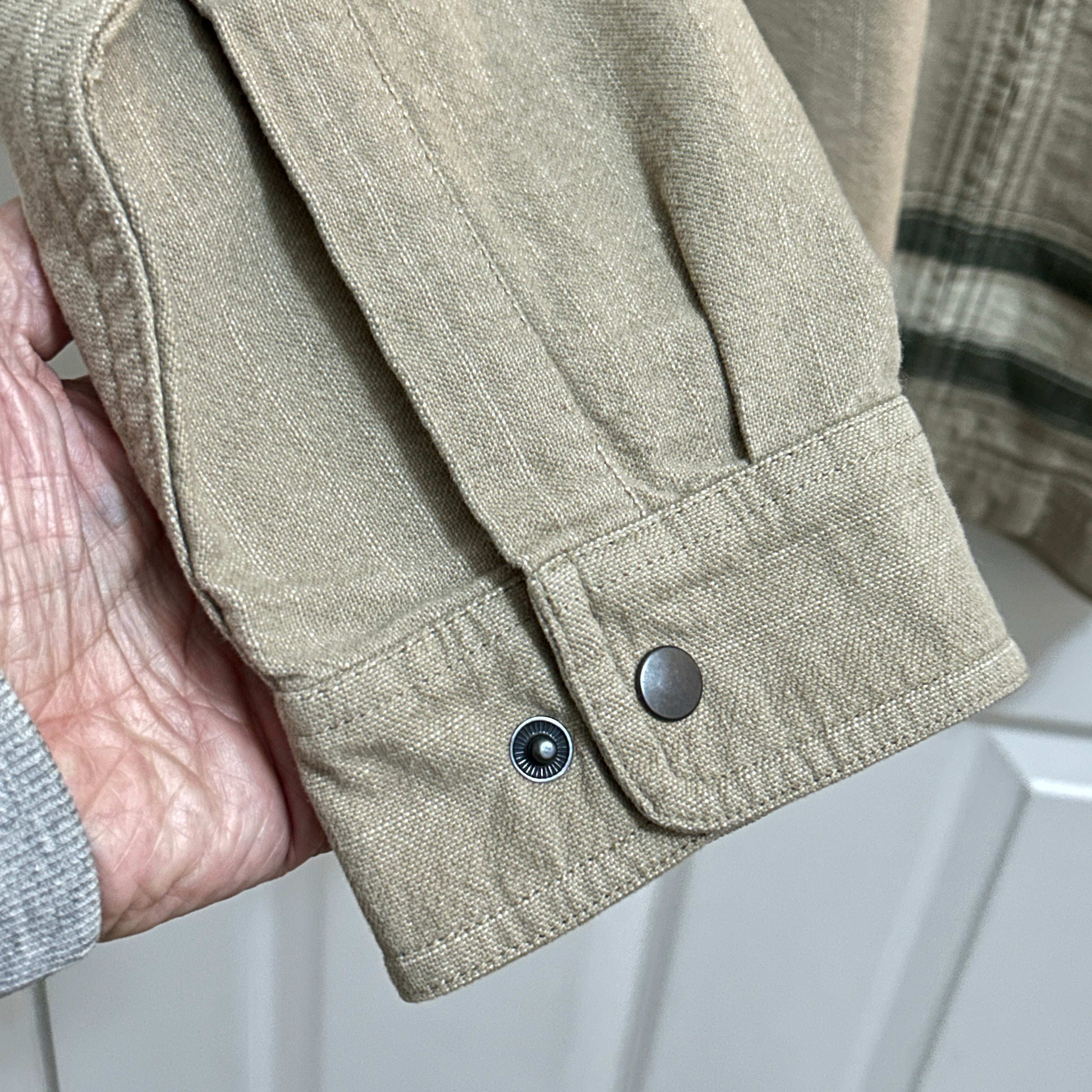 Eastern Mountain Sports Tan Zip Front Shacket Size Extra Large