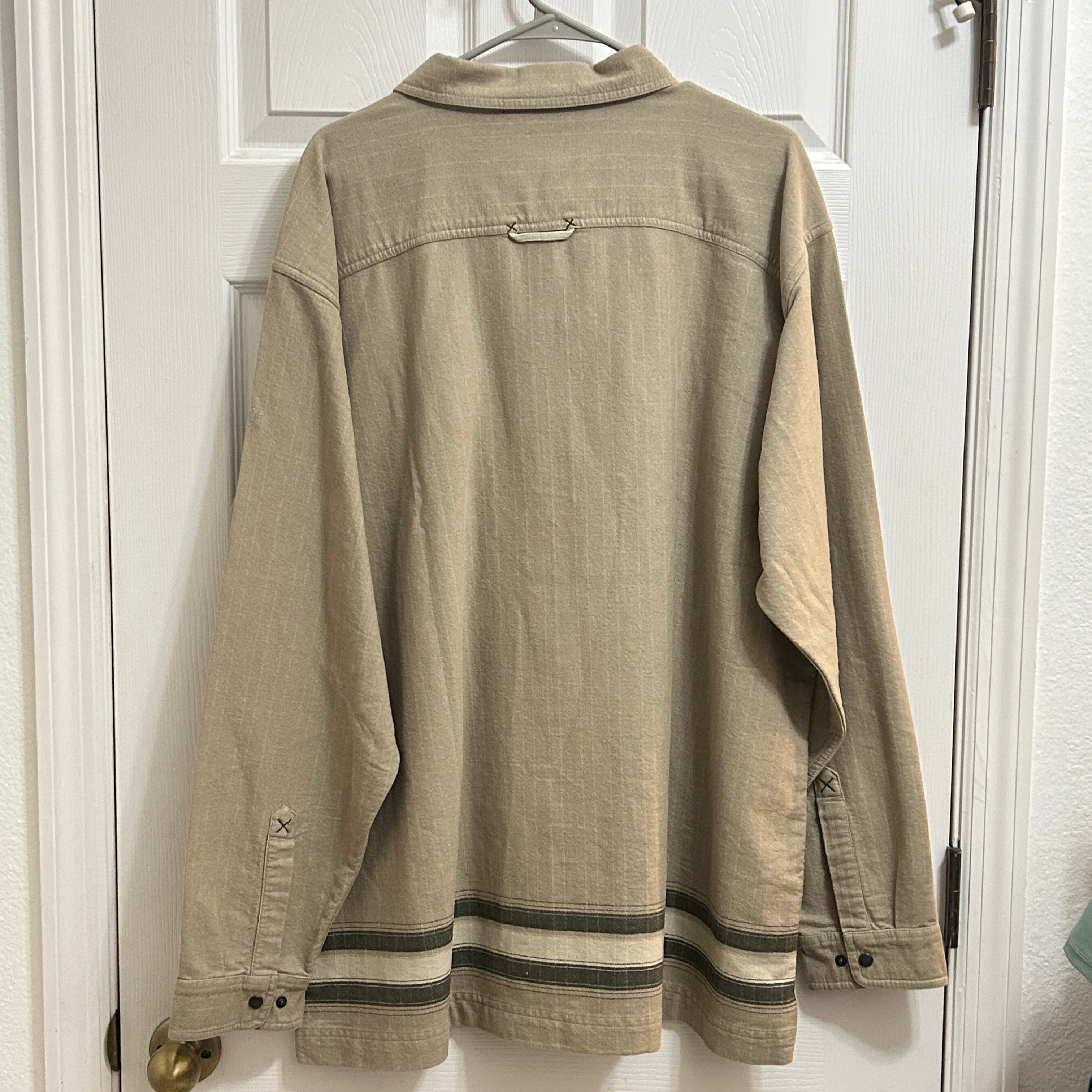 Eastern Mountain Sports Tan Zip Front Shacket Size Extra Large