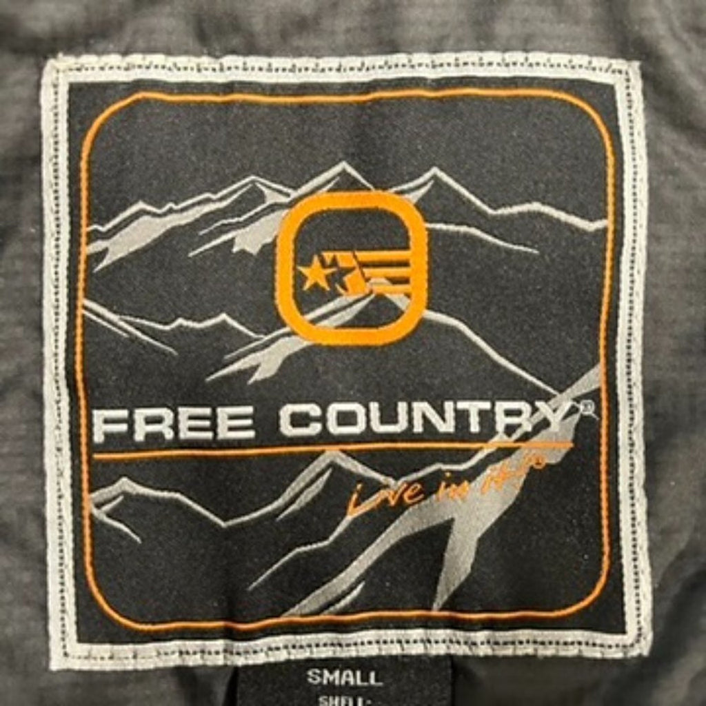 Free Country Jacket Size ( S ) Black Full Zip Polyester Shell / Lining #SH