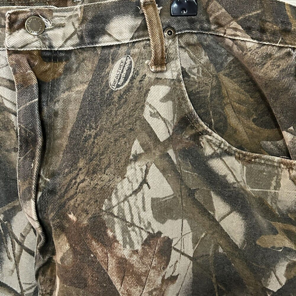 Wrangler Hunting Pants Men Size 42 x30 Realtree Hardwoods Camo Dubl. Knee