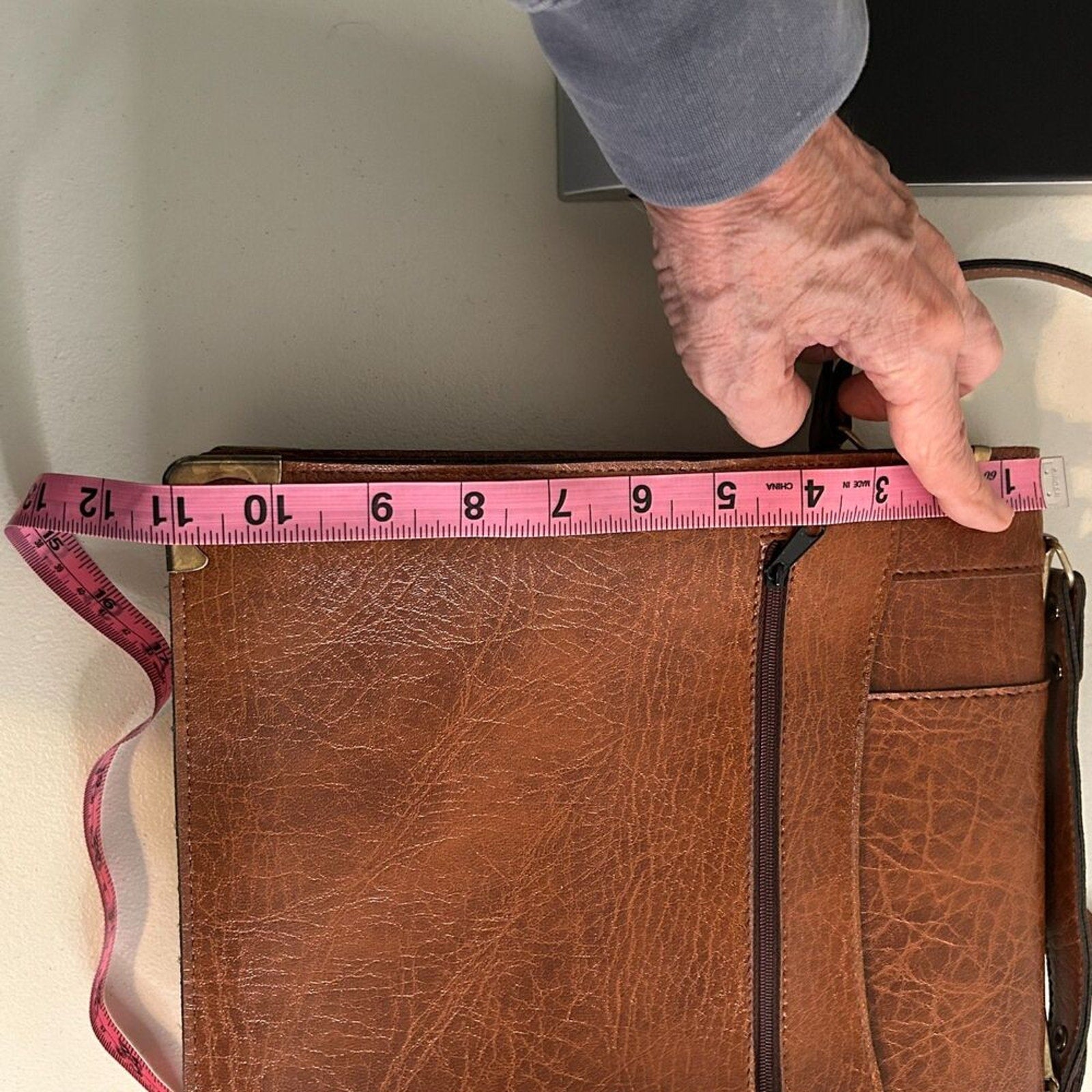 Steiner Crossbody Purse 11' x 10' x3' Made In Israel