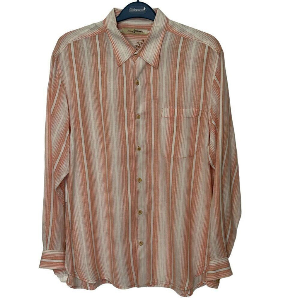 Tommy Bahama Men's Long Sleeve Size L Cotton & Linen Shirts Bundle of 3