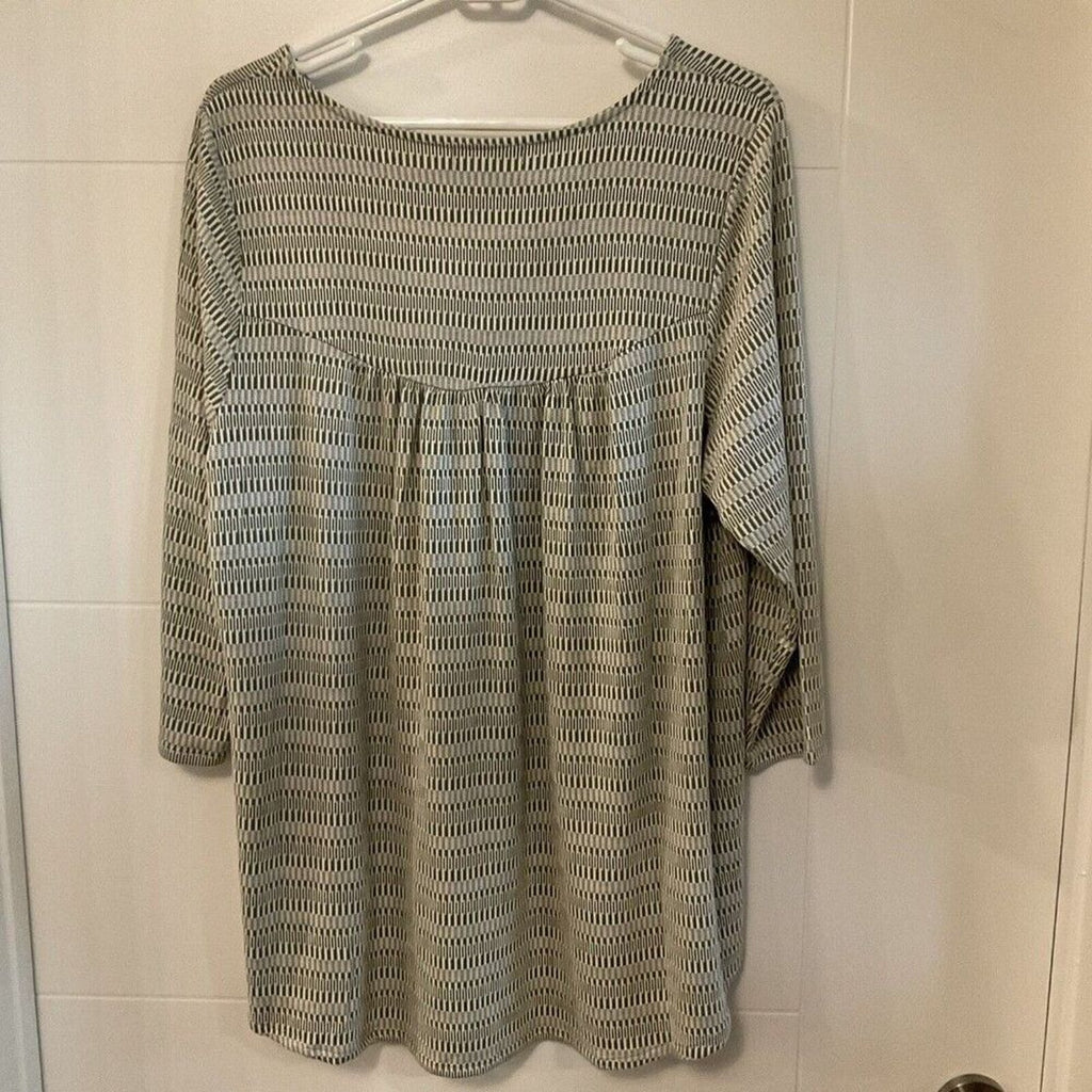 89th & Madison Women’s Boat Neck Top Blouse — Size 1X