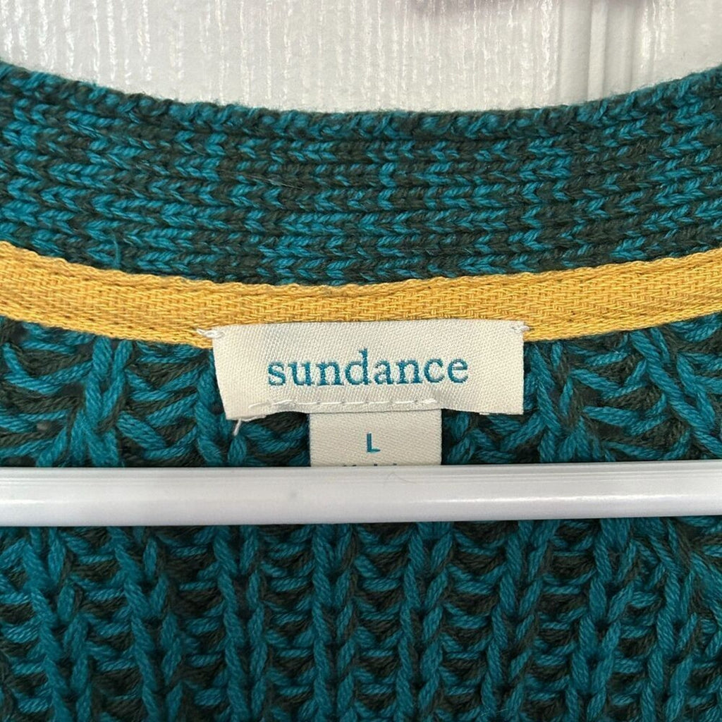 J.Jill Cardigan Women's Sweater Green Button Front Cotton Blend Sz. Large