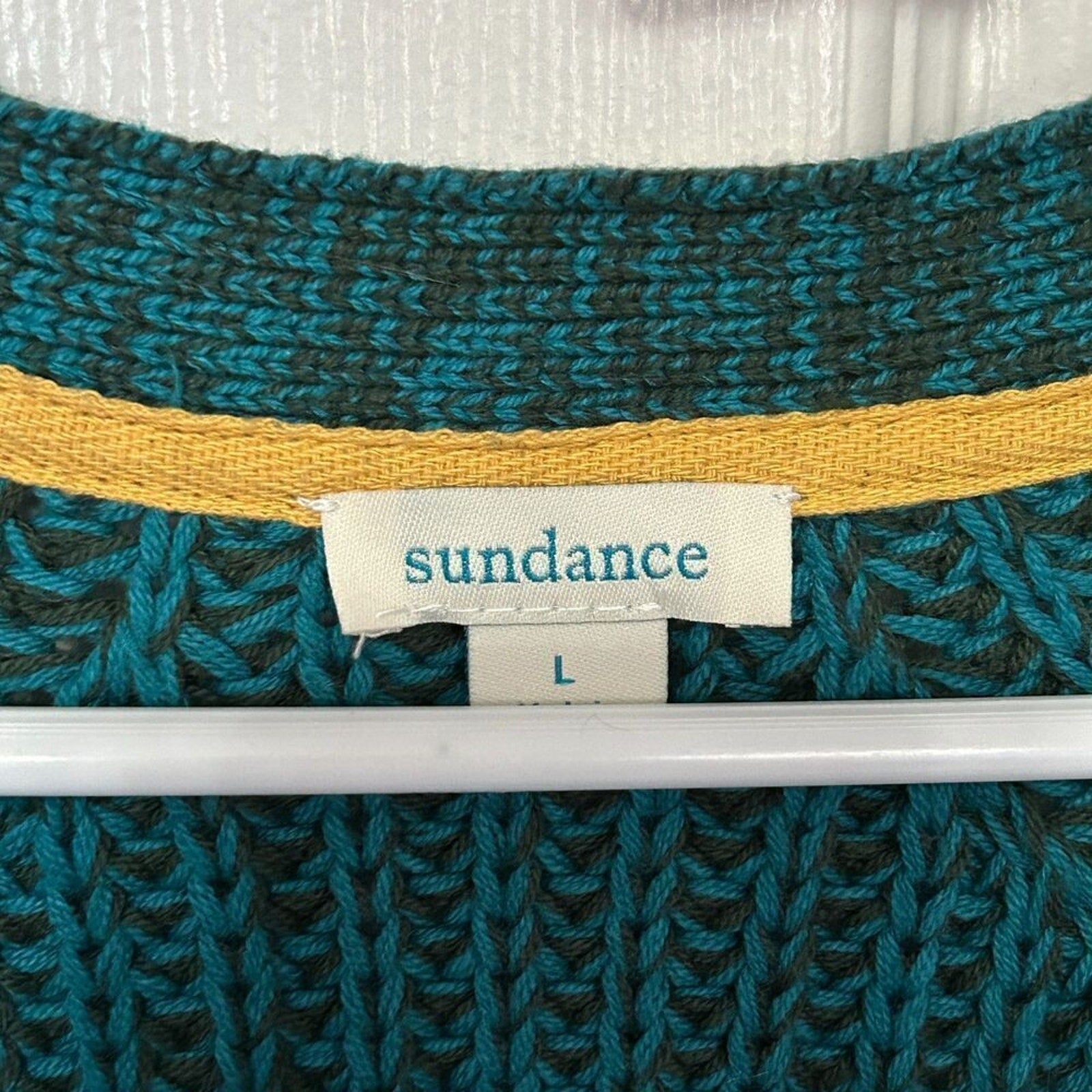 J.Jill Cardigan Women's Sweater Green Button Front Cotton Blend Sz. Large