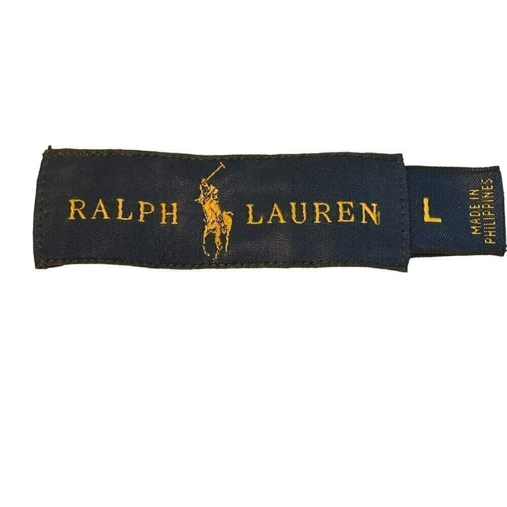 Ralph Lauren Mens Shirt Button Down Long Sleeve Small Blue Plaid Sz. (L) #A1206