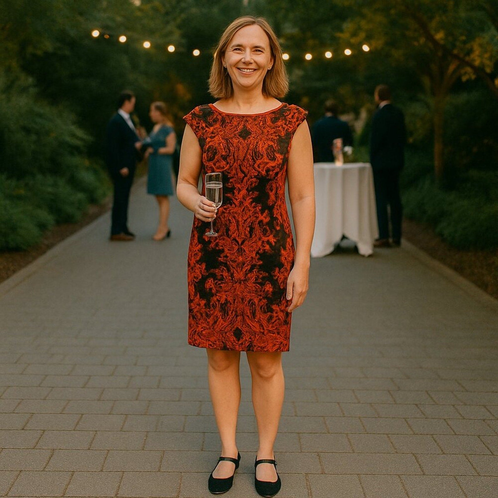 Maggie London Women’s Dress Size 12 Sleeveless Lined Midi