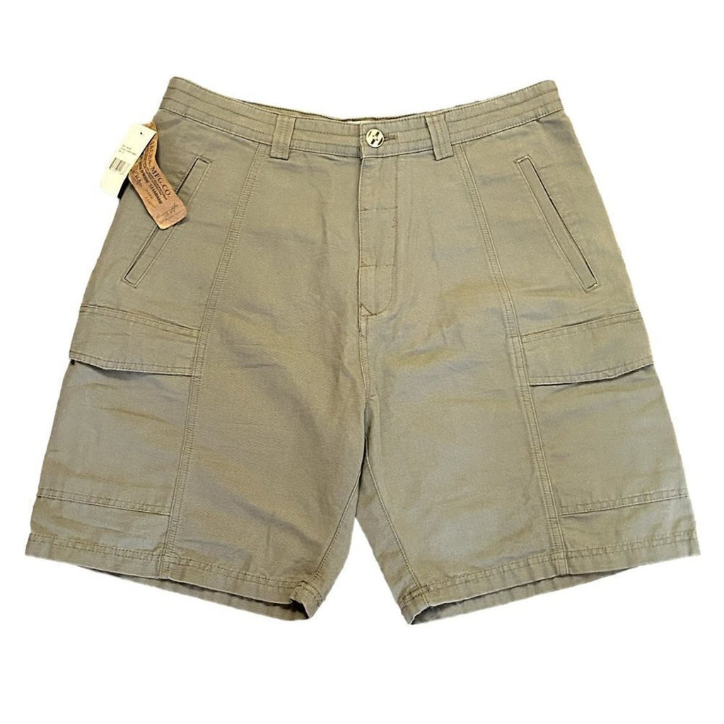 JACHS Men's Cargo Shorts Size 32 Lodin Green Baggy Cargo Pockets #P1532