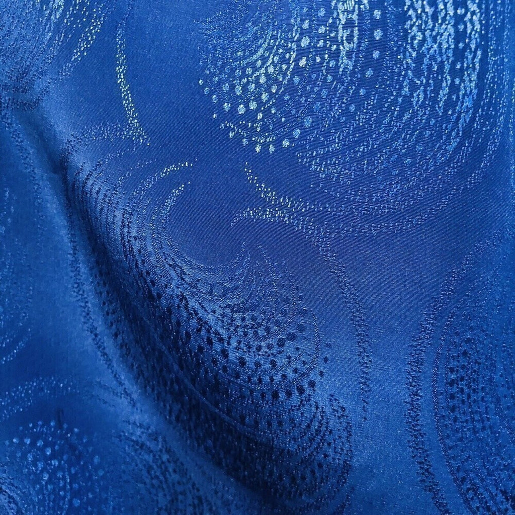 Bleyle Women’s Long‑Sleeve Blouse L – Blue Paisley Hidden Buttons #1014