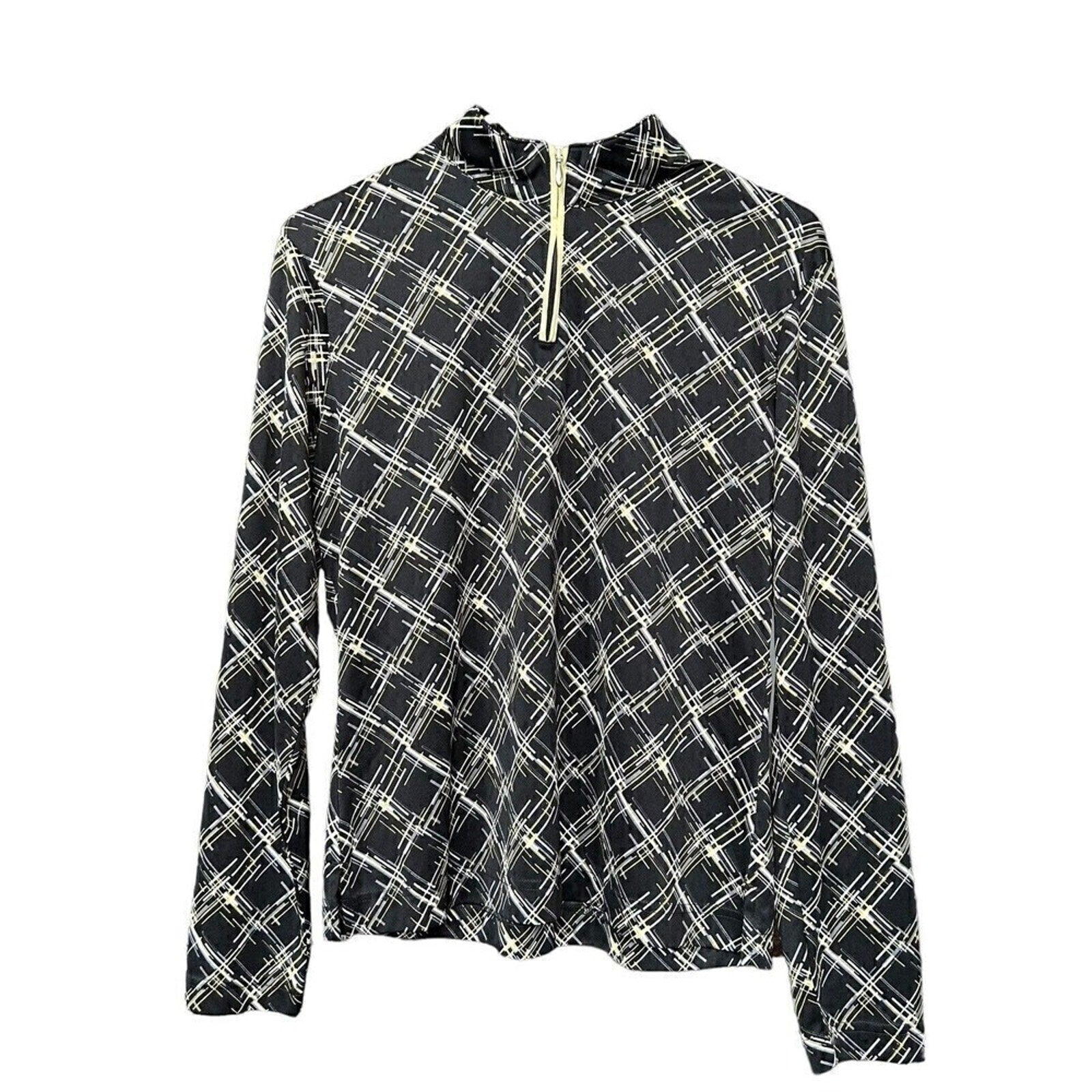 Grand Slam Performance Women's Tennis - Athletic Top, 1/4 Zipper, Size M #1121