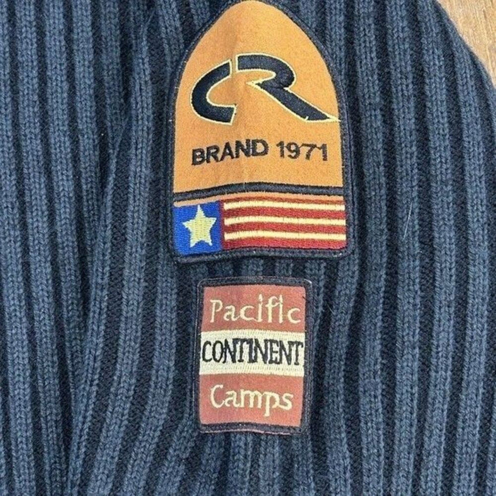 Barnburner & Hill Mens Sweater Vintage Sz. M CR Brand 1971, Paris, France #A1183