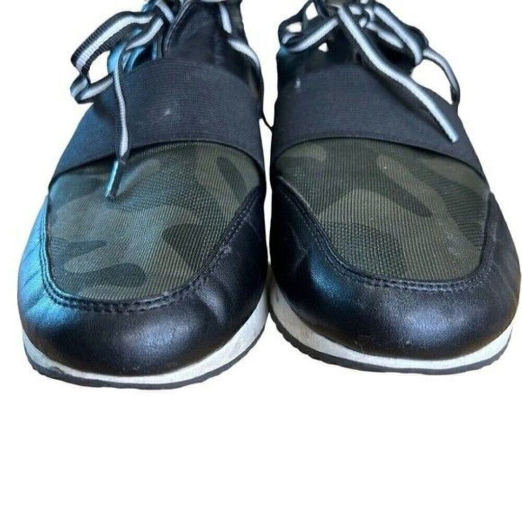 Steve Madden Sneakers Womens Army Green & Black Camo O'Hara Sz. 7.5 #S5