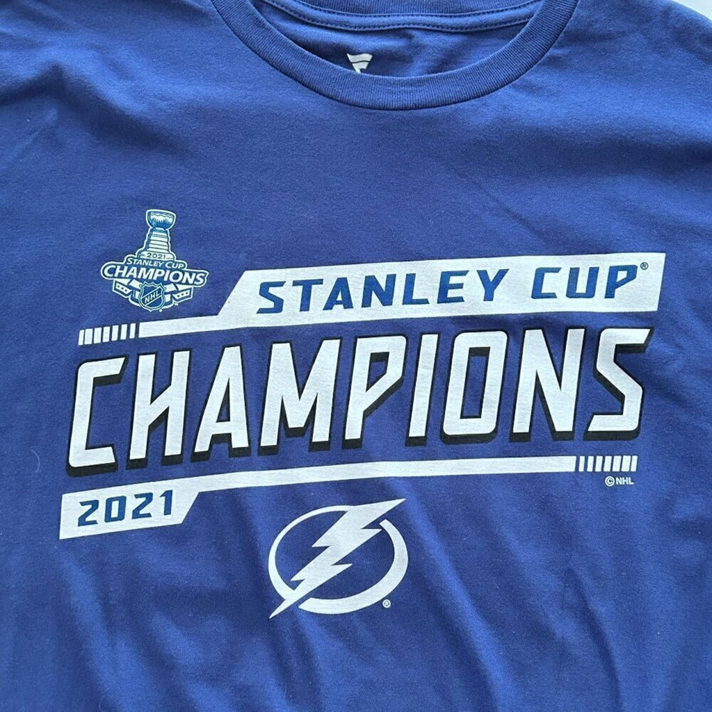 Hockey Tampa Bay Lightning Kucherov Men's T-Shirt Size 5X NWT 2021 Champions