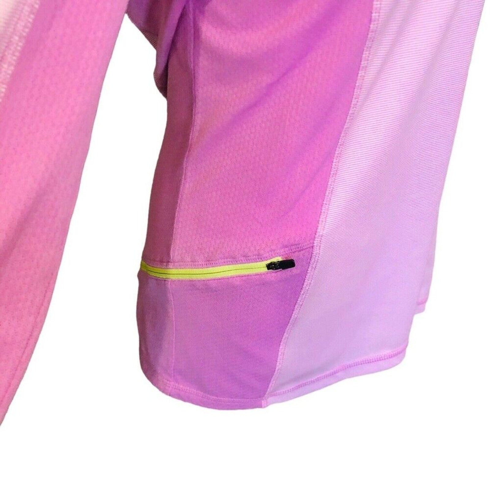 Xersion Light Pink Stripe 1/4 Zipper Women's Tennis Light Windbreaker Size (M)