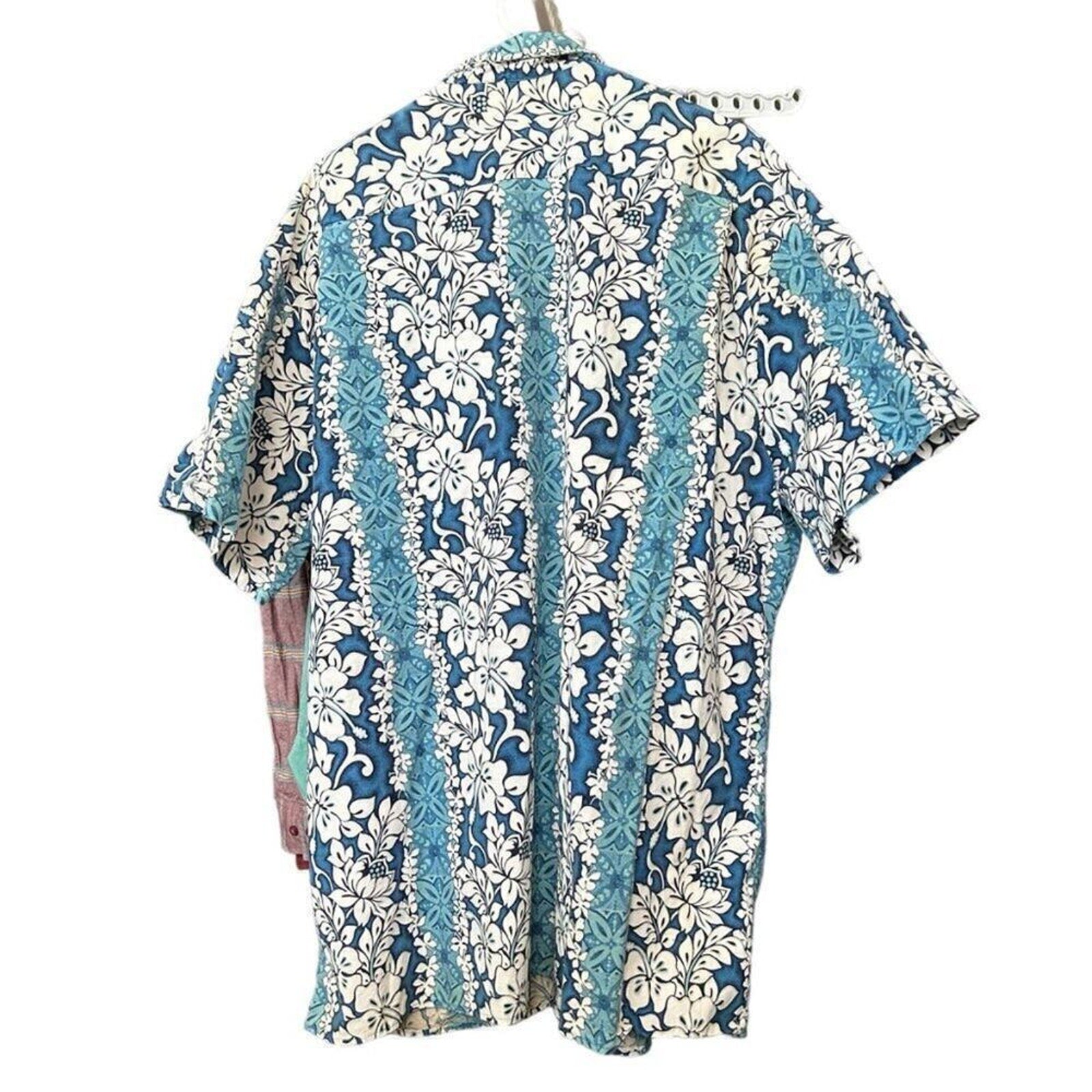 The Original Hawaiian Floral Button Down Vintage Shirt in Men's 3XL, #F1215