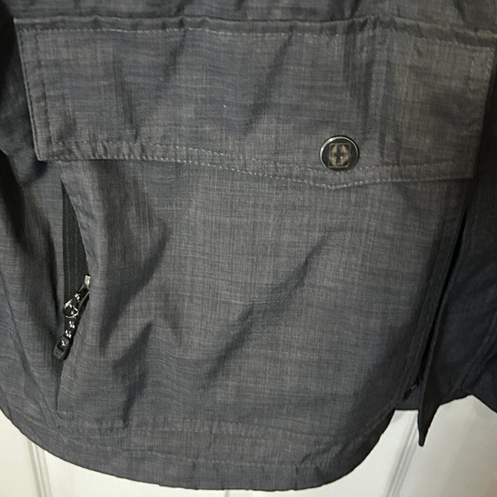 Swiss Tech Men's Hooded Winter Coat Jacket Size XL Pockets Winter Snow Comfort