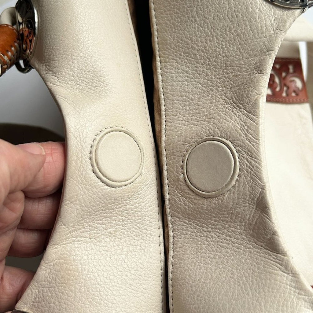 Brighton - Bag Tote - Heritage Collection Callie Taxco Mexican Silver Leather