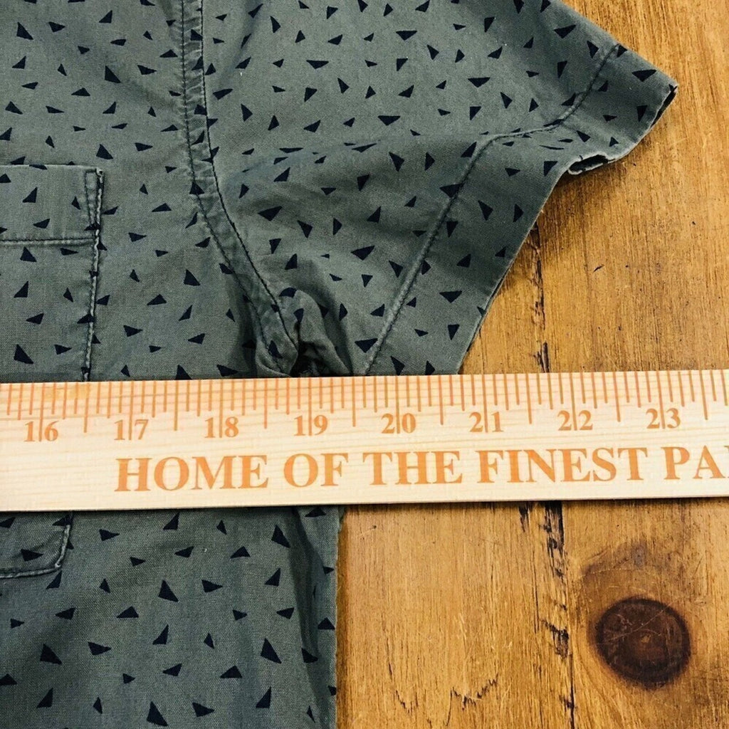 American Eagle Women’s Green Button-Up Casual Shirt – Size S, Long Sleeve