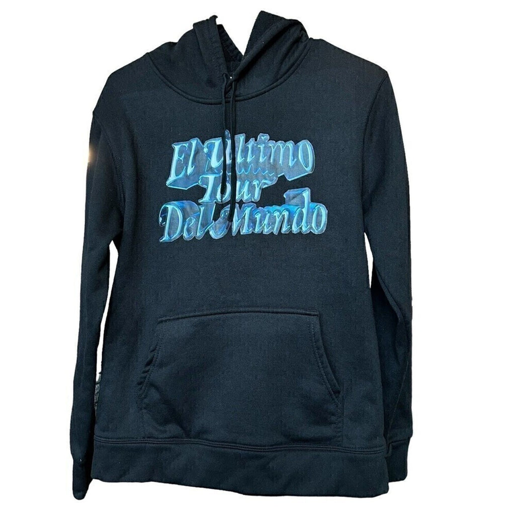 Bad Bunny “El Último Tour” Black Hoodie L – 2022 #J-1339