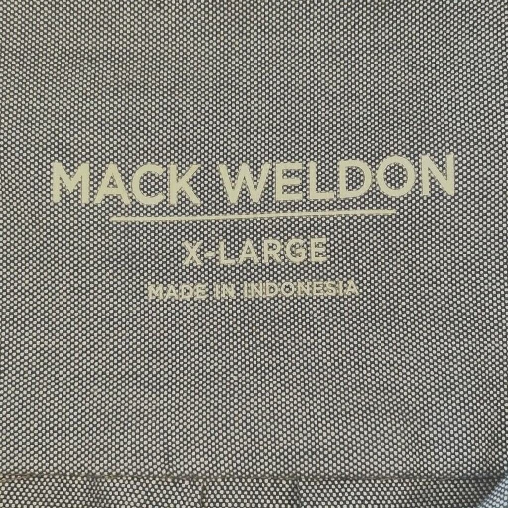 Mark Weldon Men's Button Down Shirt Gray Size X-Large #F1239