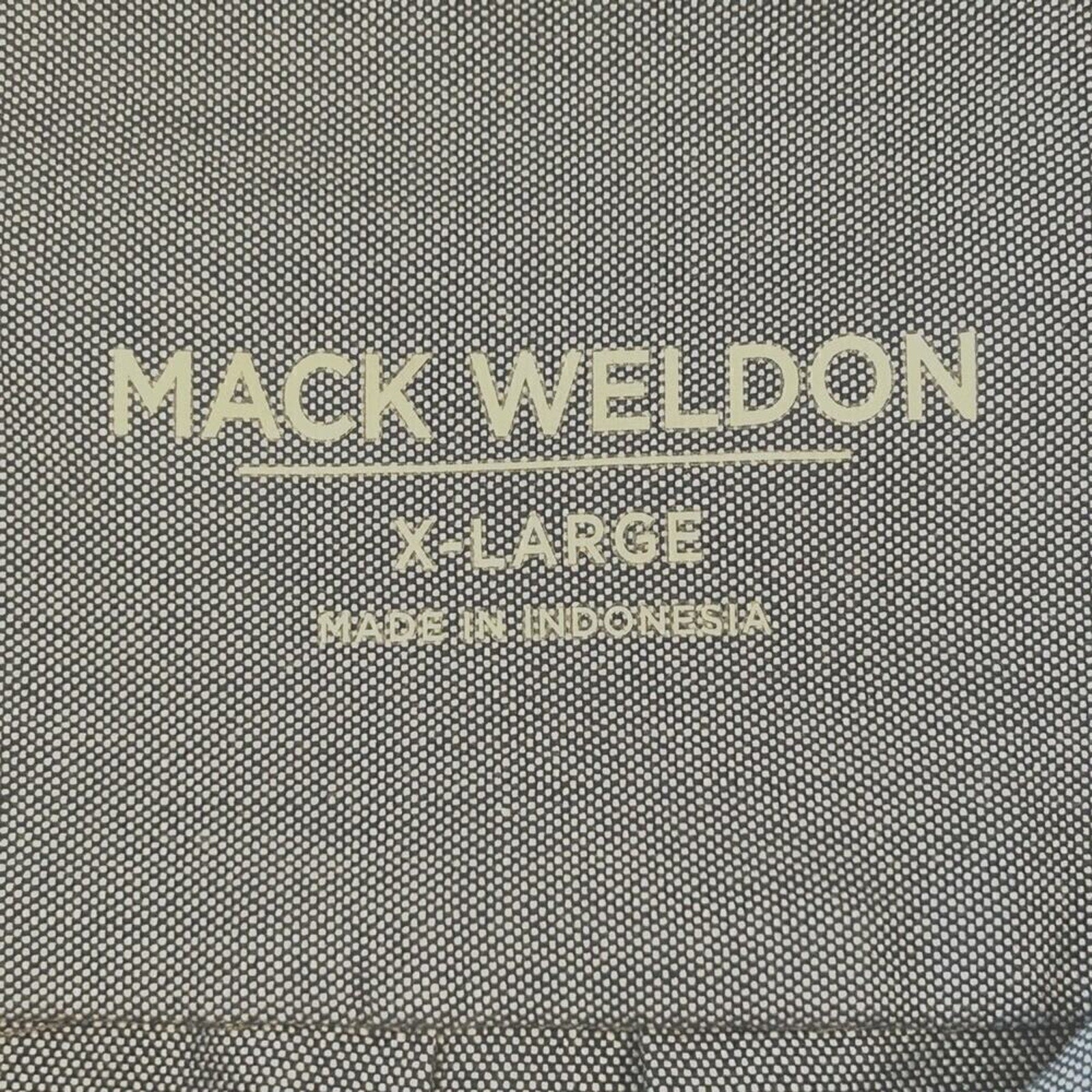 Mark Weldon Men's Button Down Shirt Gray Size X-Large #F1239