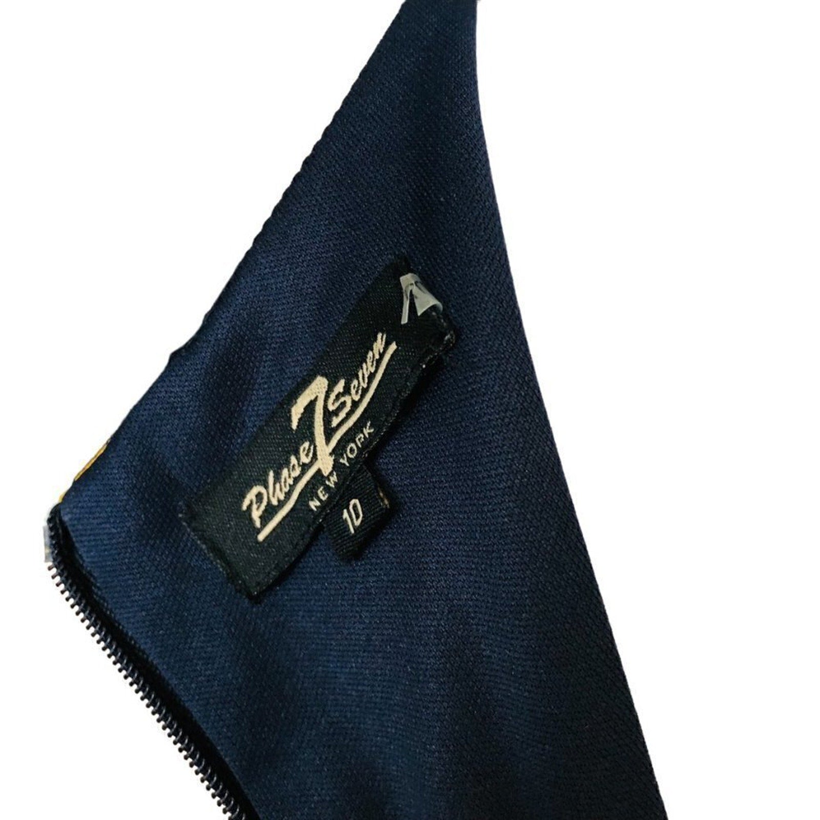 Phase 7 Efficient Profession Dress – Bold Yellow/Black/White Stripe – Size 10 Sleeveless