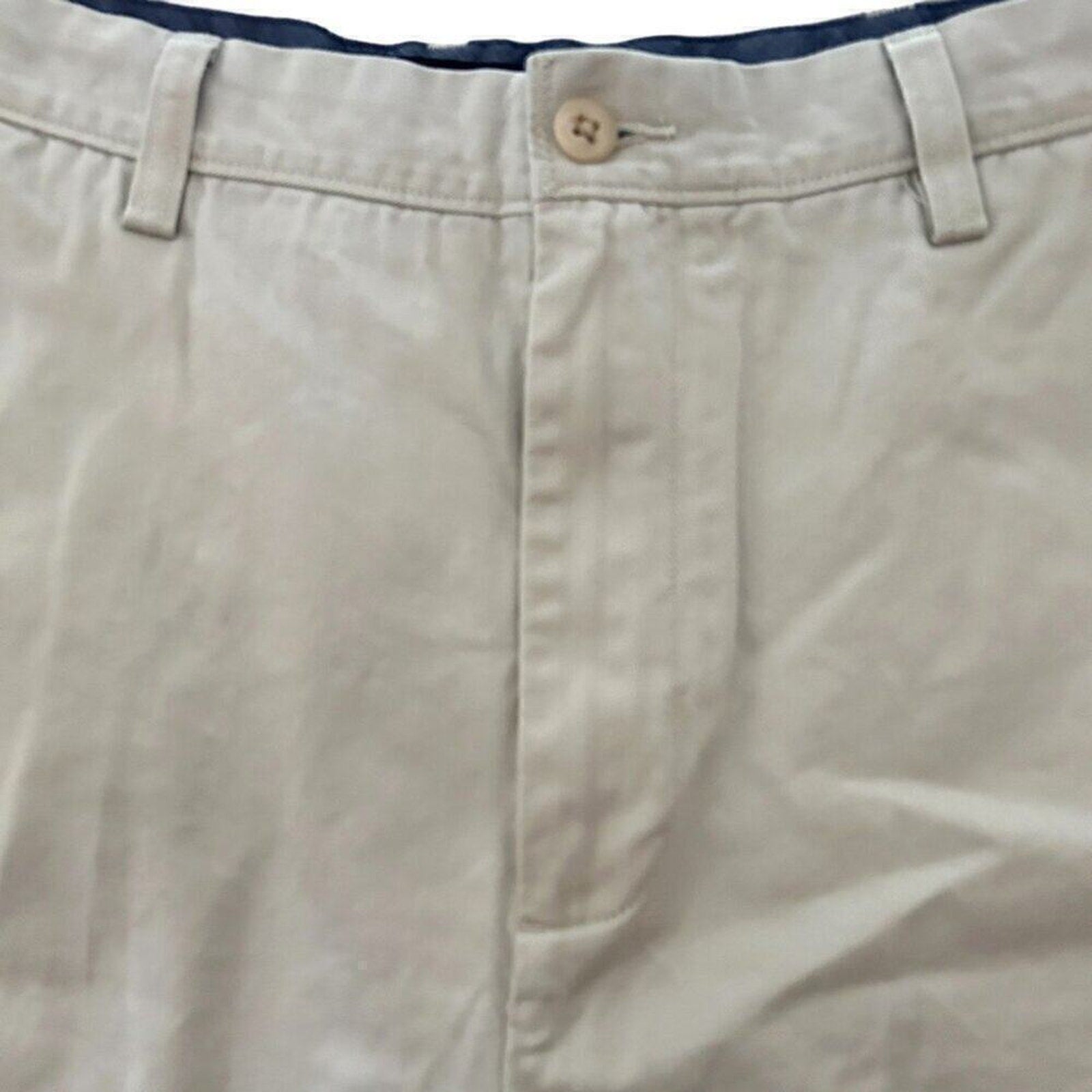 Nautica Deck Shorts Men's Size 36 Hi Rise Khaki Cotton Wide Comfort #A1571
