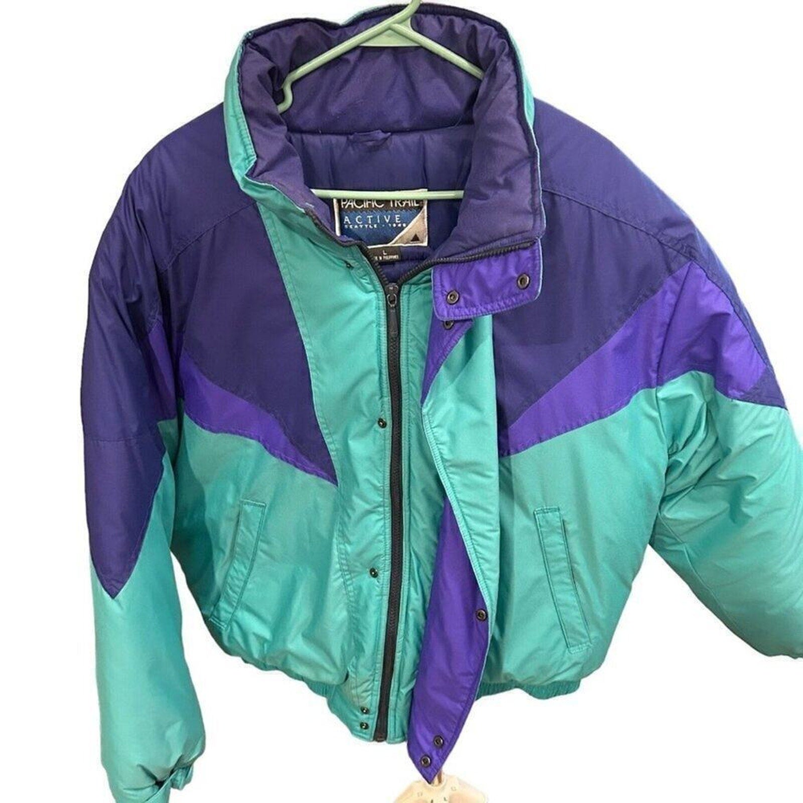 Pacific Trail Active Men's Thick Puffer Jacket Sz. Large Barrier Cloth #SH