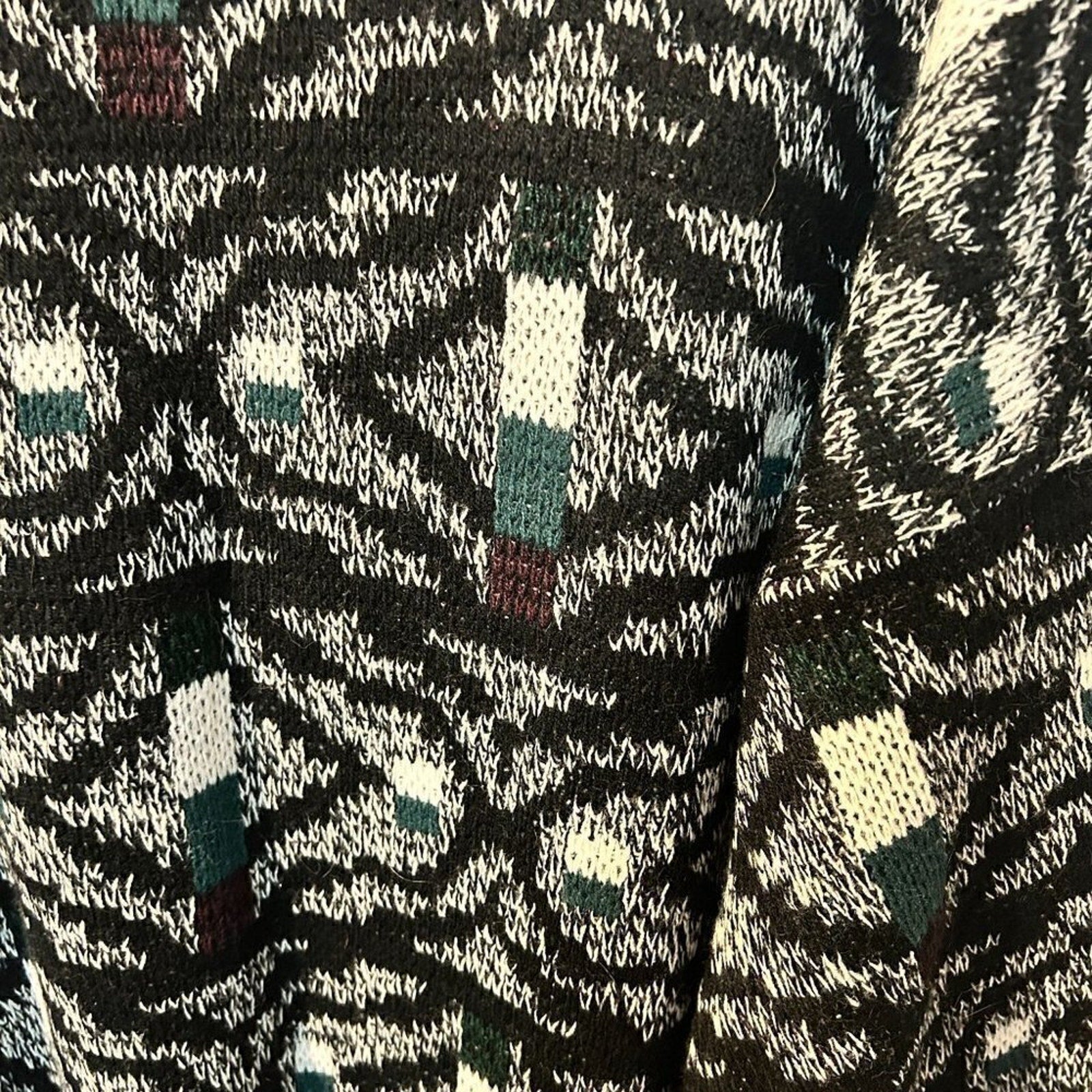 Wood Land Trail Cardigan Sweater Knit Grandpa Dad Size M Cottagecore #D1477