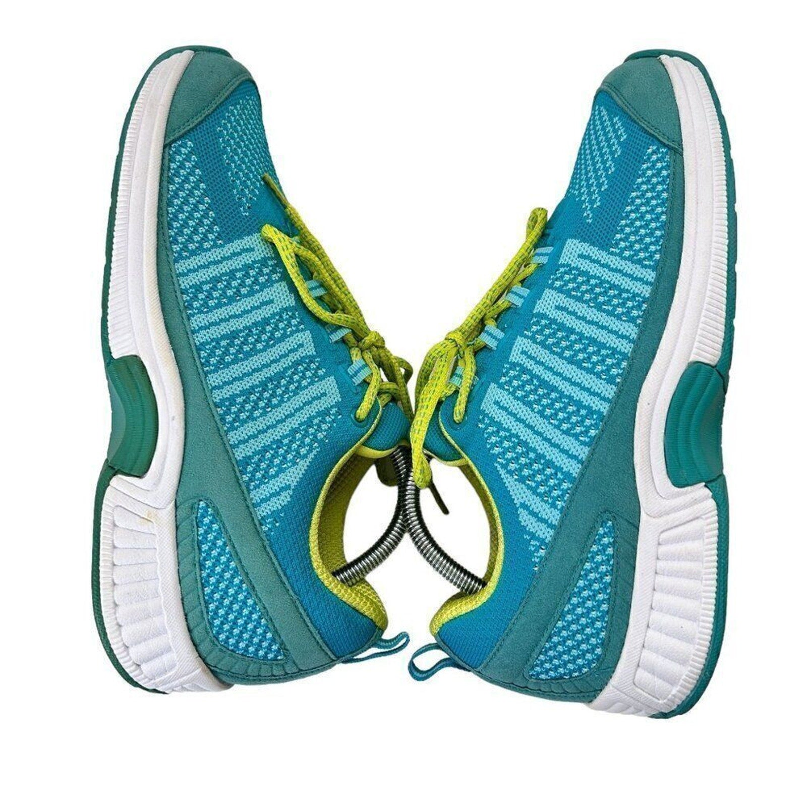 OrthoFit BioFit Women’s Walking Shoes — Teal, Size 10.5 - #S3