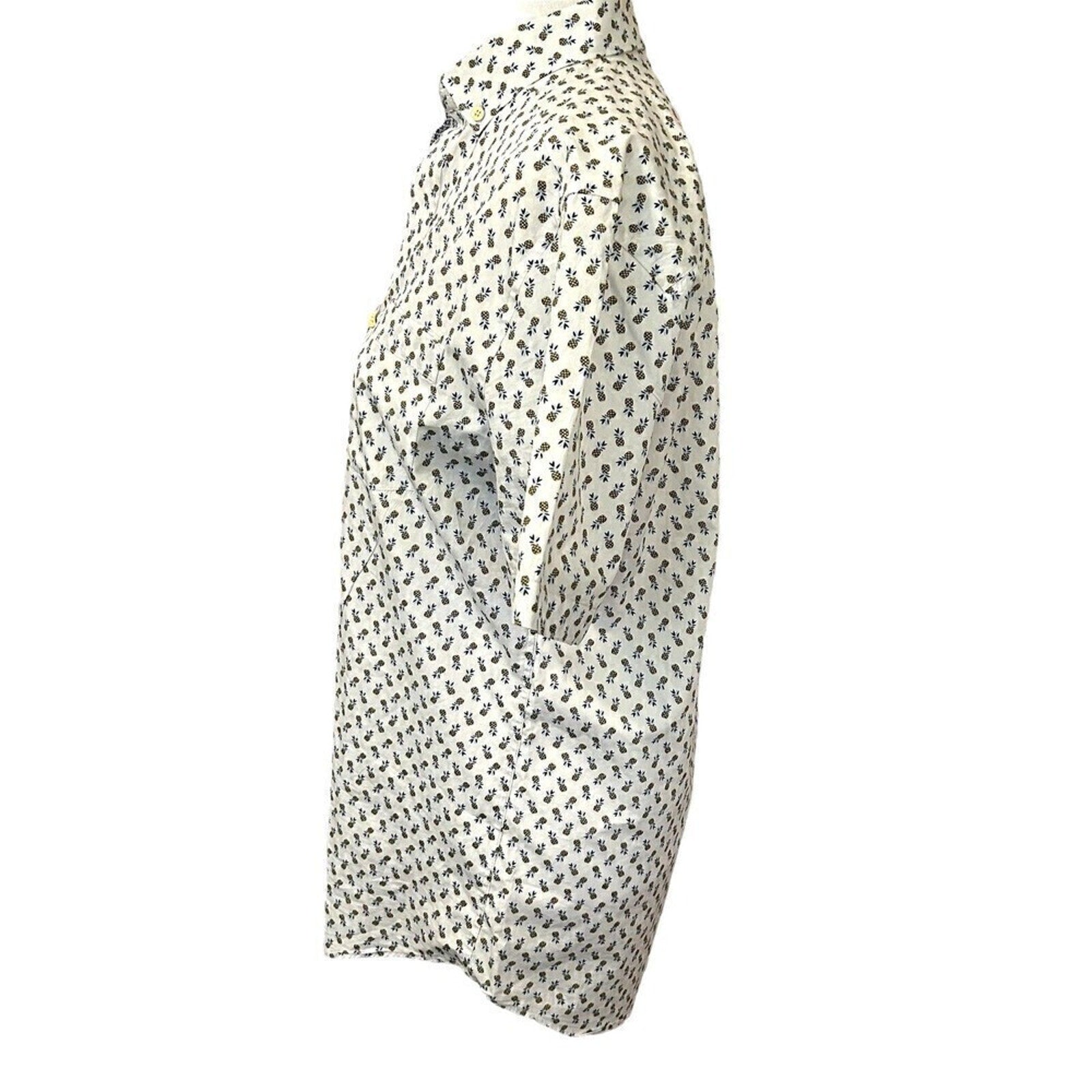 Johnston & Murphy Women's Blouse Short Sleeve Pineapple Size (S) #J13