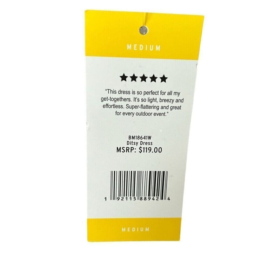 New Women’s BB Dakota Steve Madden Floral Ditsy Dress Lined Medium # HB