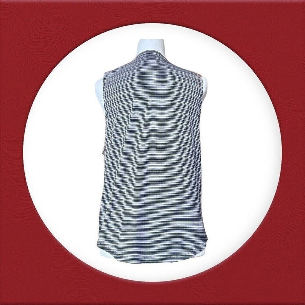 Athleta Women’s Cloudlight Tank Top S – Blue Gray Striped #A1211