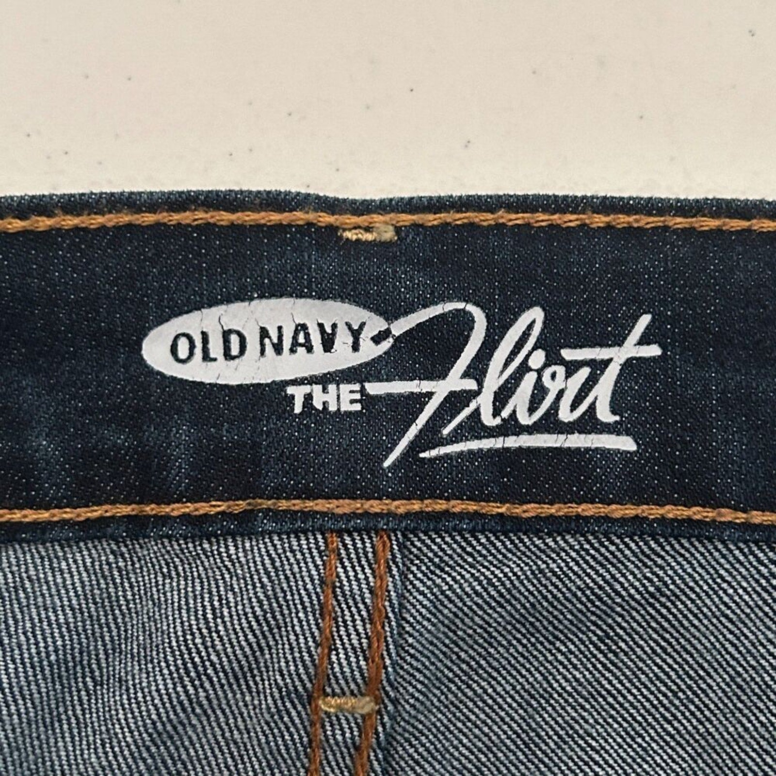 Old Navy Flirt Jeans Blue Bell Bottom Leg Size 36 See Des. For Size #J4-1641