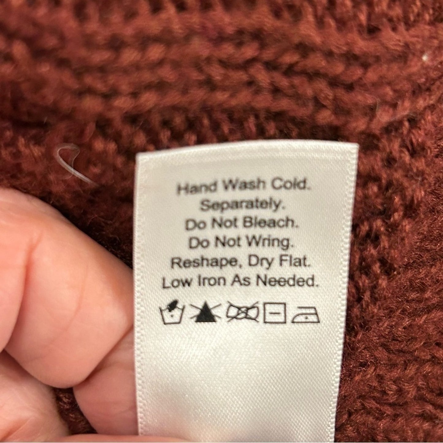 Coldwater Creek Womens Sweater Cable Stitch Vintage Fisherman Size XL /18 #L1374