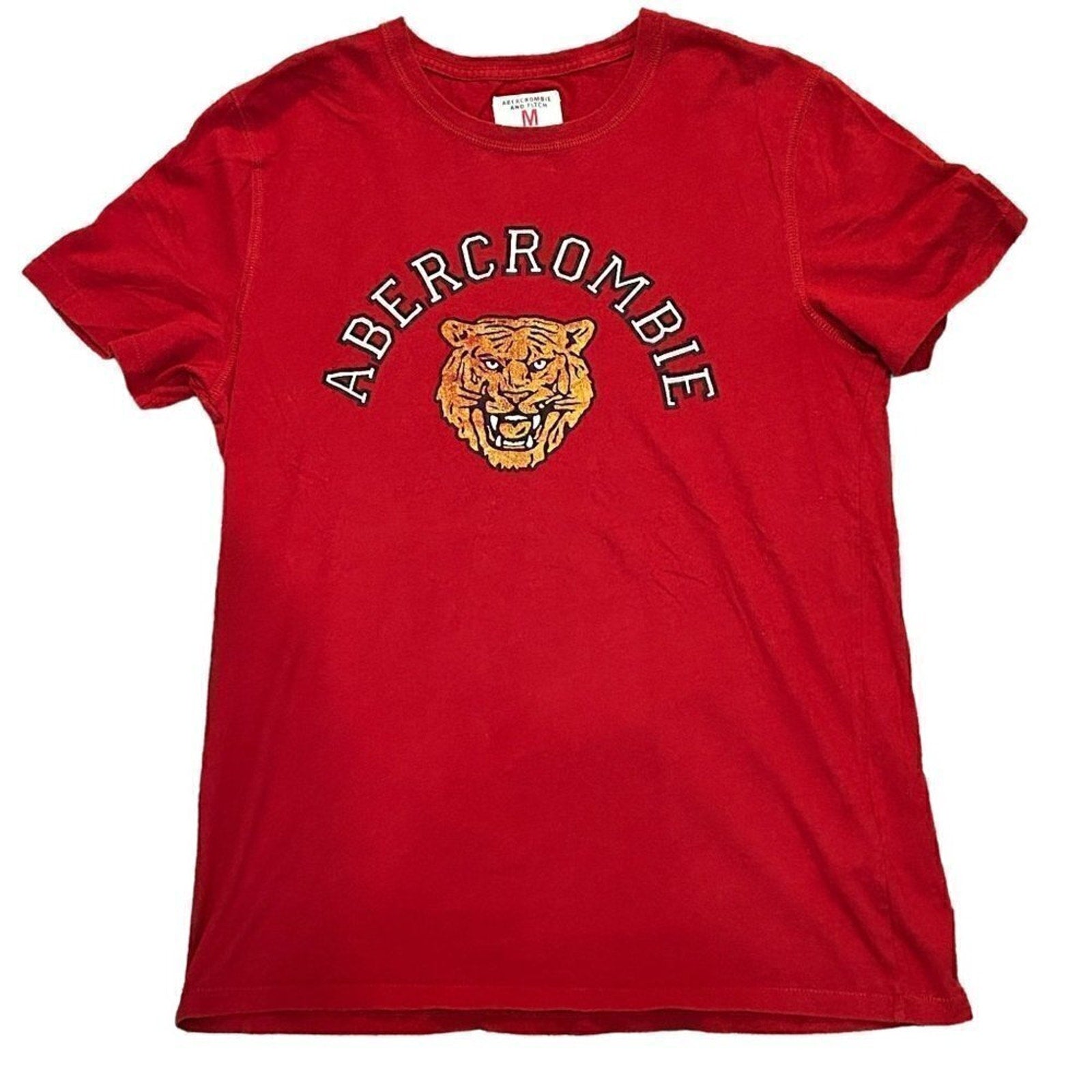 Vintage Abercrombie & Fitch Athletic Single Stitch T-Shirt Size M #P1487