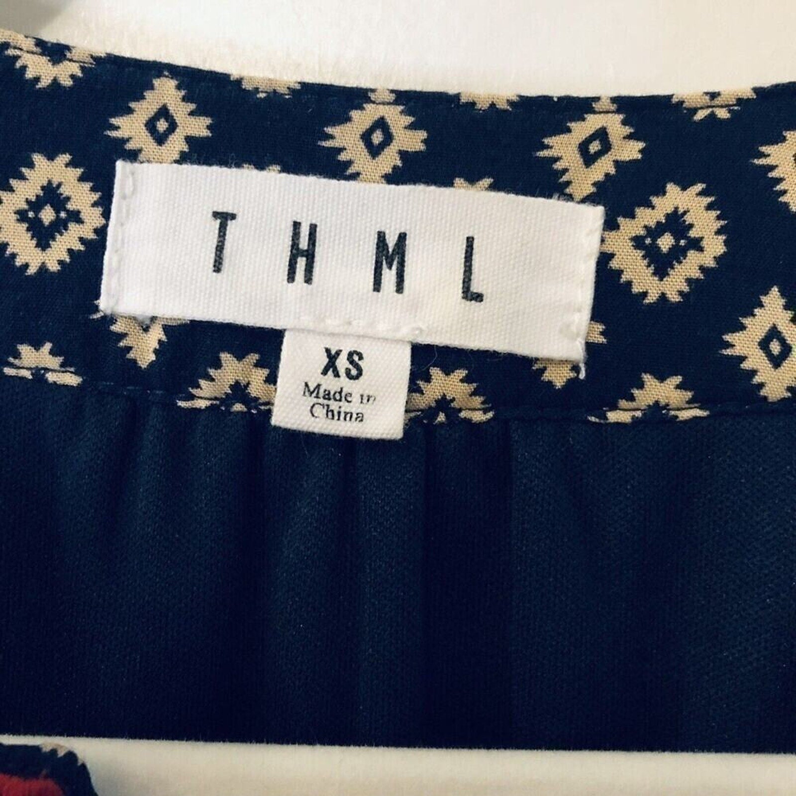 THML Women’s Embroidered Sleeveless Mini Dress Size XS – Fully Lined