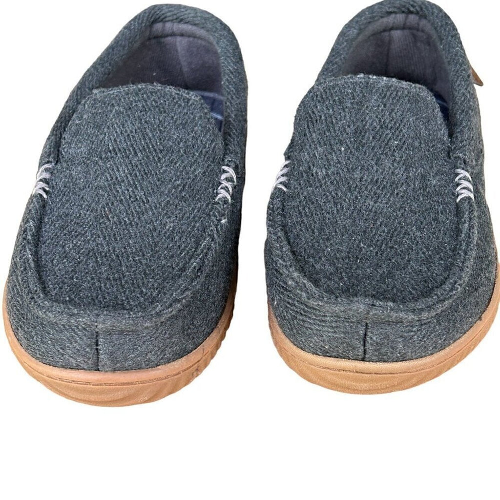 Dearforms Slippers Men's Size 7-8 US, 40-41 EUR Grey Cozy Comfort Grey Tan #S5
