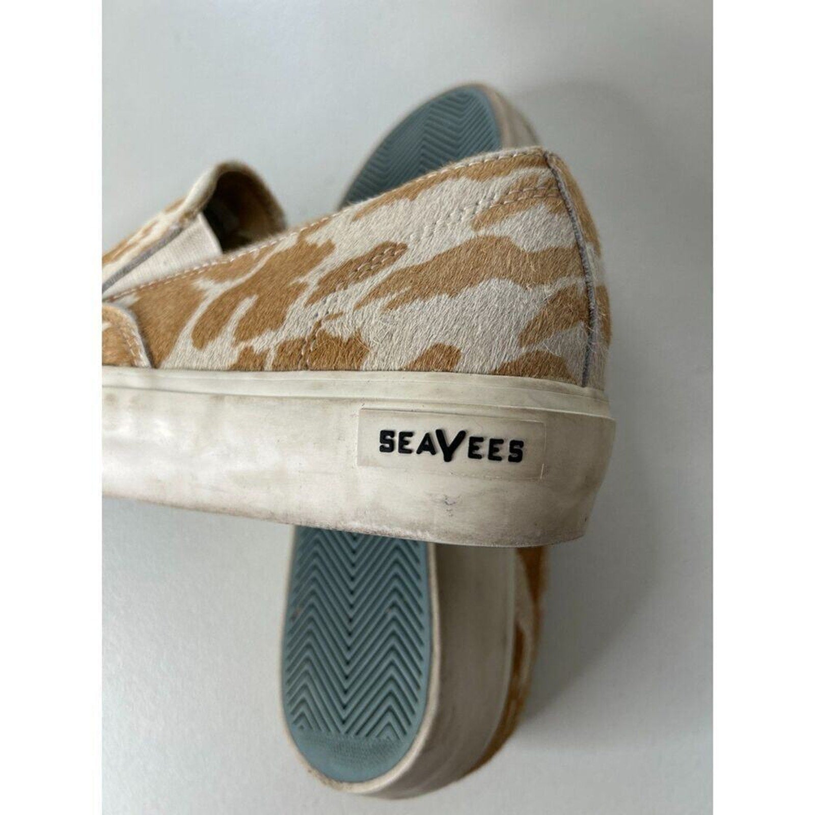 SeaVees Baja Platform Mulholland Cowhide Sneakers Women's Size 9.5