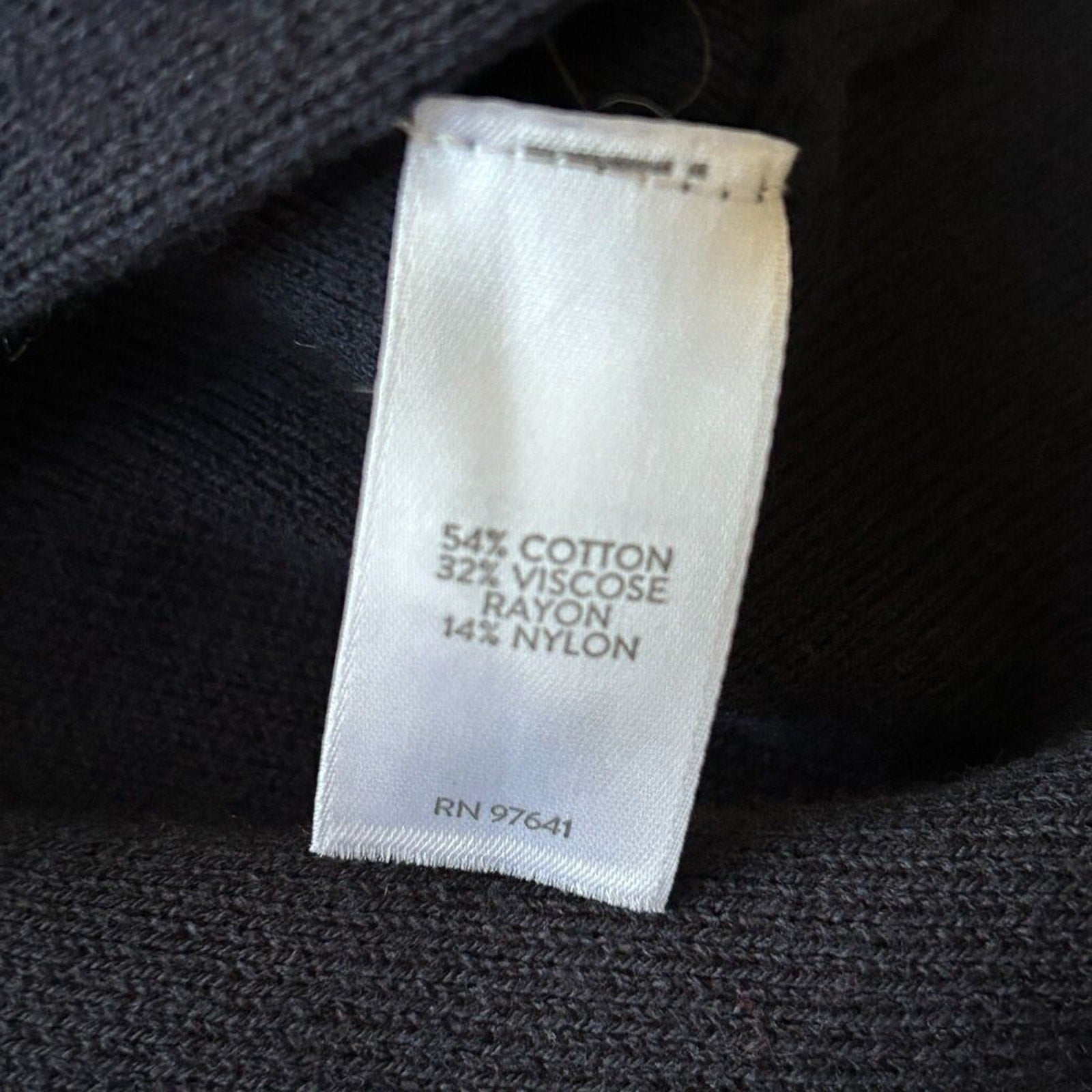 J.Jill Cardigan Pockets Sweater Cotton, Open Crew Neck Tight Knit Blue #017