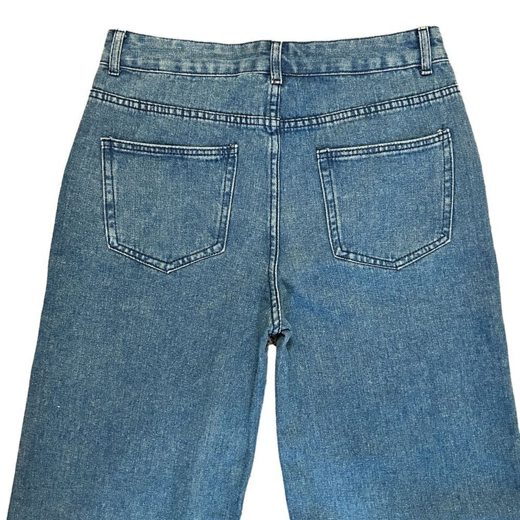 Tengda Jeans Wide Legs Size 30", 10" Leg, Blue Straight Leg, High Rise #J3-#1520