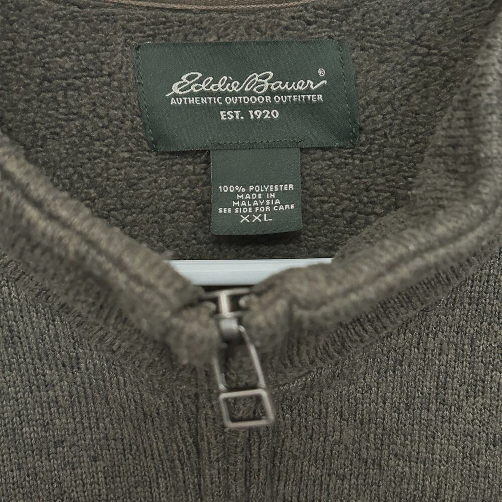 Eddie Bauer Men's XXL Pullover Long Sleeve Sweatshirt Olive Green